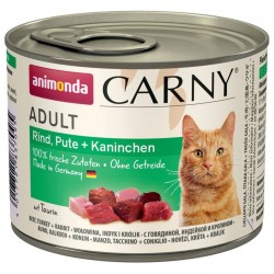 ANIMONDA Carny ADULT z wołowiną indykiem i królikiem