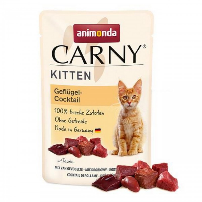 ANIMONDA Carny KITTEN koktajl drobiowy 85g
