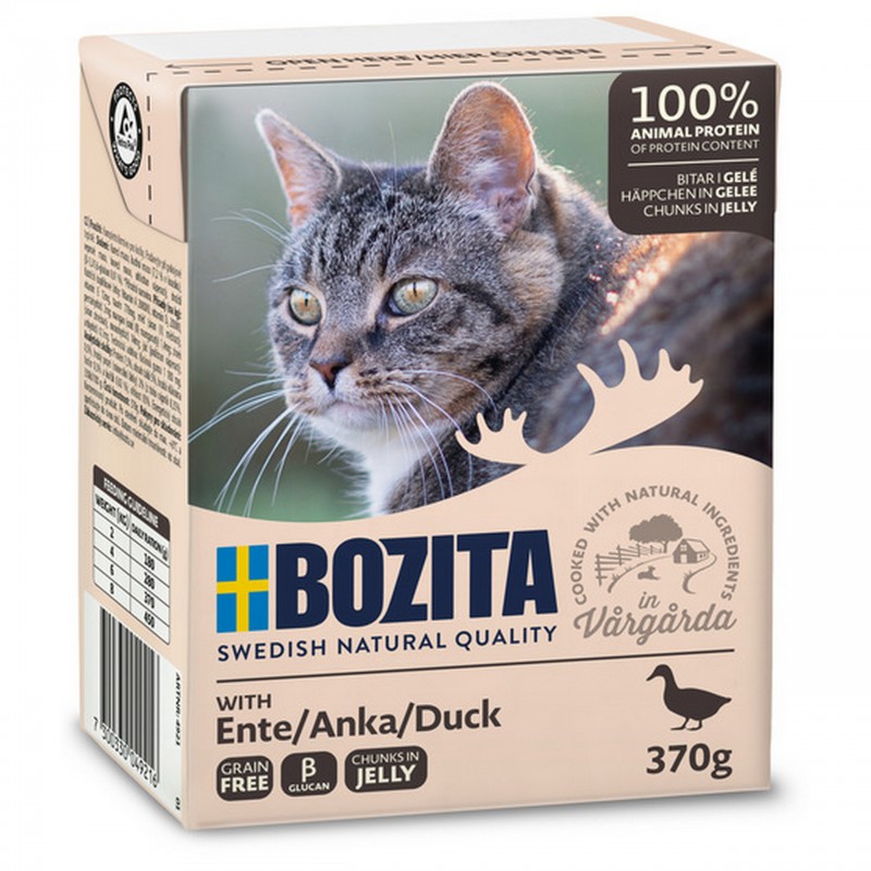 Bozita Feline z Kaczką w galaretce 370g