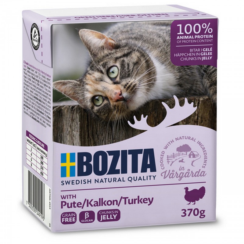 Bozita Feline z siekanym Indykiem w galaretce 370g