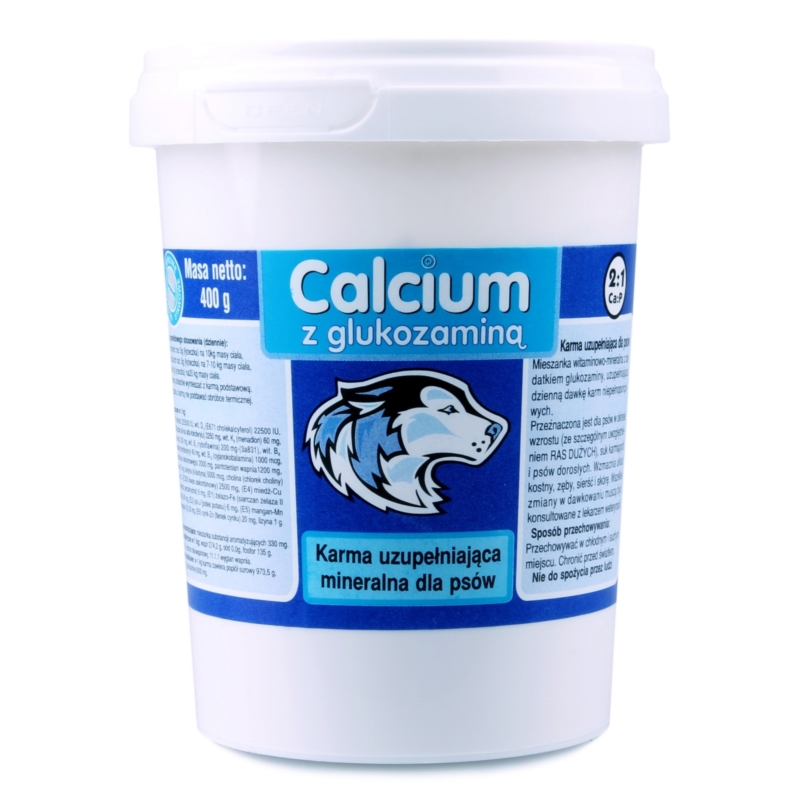CAN-VIT PLUS/CALCIUM z glukozaminą – niebieski 400g