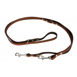 Chico Smycz SKÓRZANA składana 18mm/200cm