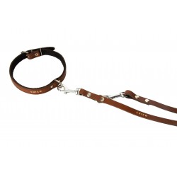 Chico Smycz SKÓRZANA składana 18mm/200cm