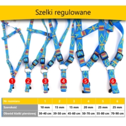 Chico Szelki TAŚMA regulowane żakard 70cm