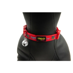 Chico TREND Obroża HAPPY CAT z dzwonkiem 34cm