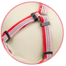 Chico TREND Szelki STRIPE odblaskowe Czerwone