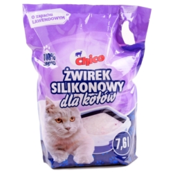 CHICO żwirek SILIKONOWY dla kota Lawendowy