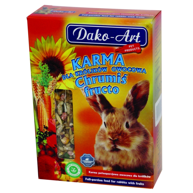 DAKO-ART CHRUMIŚ FRUCTO Karma dla królika 500g