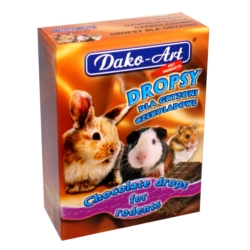 DAKO-ART DROPSY dla gryzoni CZEKOLADOWE