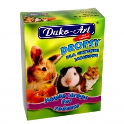 DAKO-ART DROPSY dla gryzoni JABŁKOWE