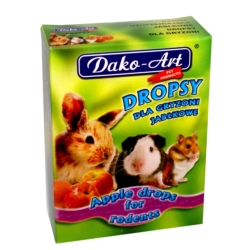 DAKO-ART DROPSY dla gryzoni JABŁKOWE