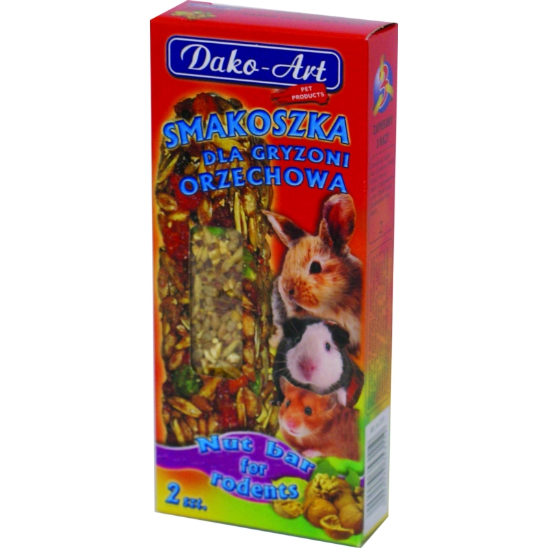 DAKO-ART SMAKOSZKA dla gryzoni ORZECHOWA 2szt