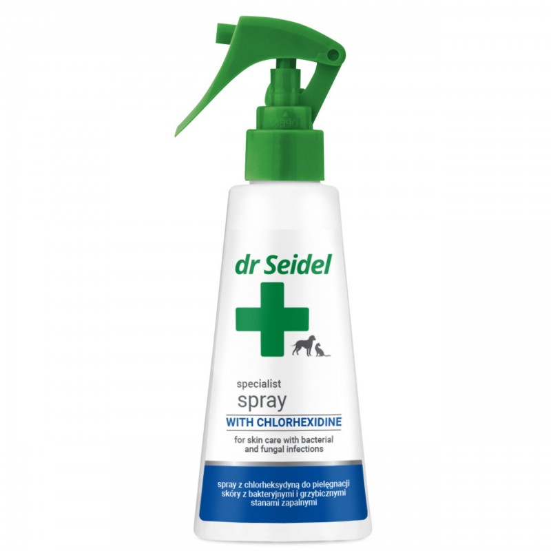 Dr Seidel SPRAY Z CHLORHEKSYDYNĄ na stan zapalny 100ml