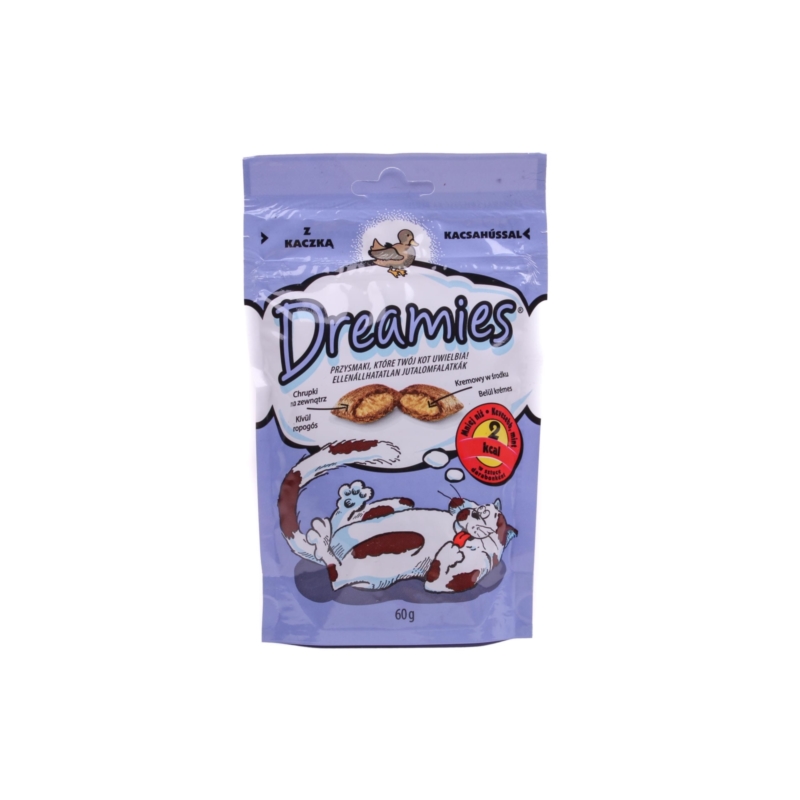 DREAMIES przysmak dla kota z Kaczką 60g