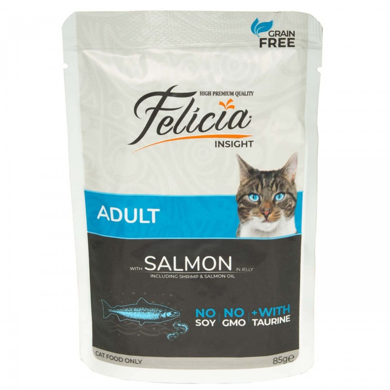 FELICIA Adult Grain Free Łosoś w galarecie 85g