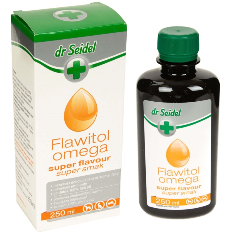 FLAWITOL OMEGA SUPER SMAK dla psów i kotów 250ml