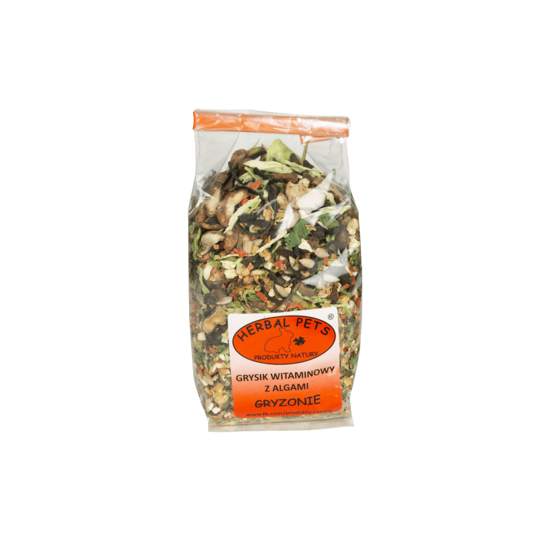 HERBAL PETS Grysik witaminowy z algami 150g
