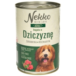 NEKKO Adult Dziczyzna Rozmaryn Żurawina