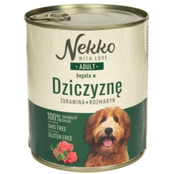 NEKKO Adult Dziczyzna Rozmaryn Żurawina