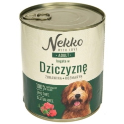 NEKKO Adult Dziczyzna Rozmaryn Żurawina