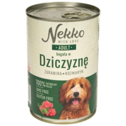 NEKKO Adult Dziczyzna Rozmaryn Żurawina
