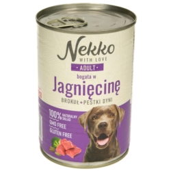 NEKKO Adult Jagnięcina Brokuł Pestki dyni