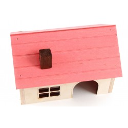 PINOKIO Domek SKOŚNY DACH dla gryzoni