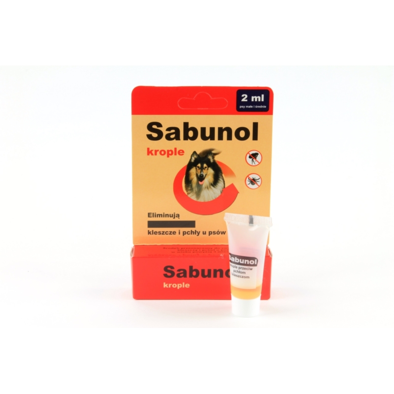 Sabunol krople dla psa 2ml 10-20kg