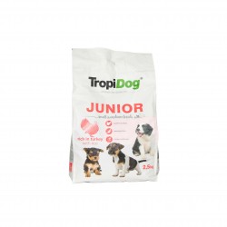 TropiDog Premium Junior S/M Turkey & Rice