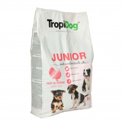 TropiDog Premium Junior S/M Turkey & Rice