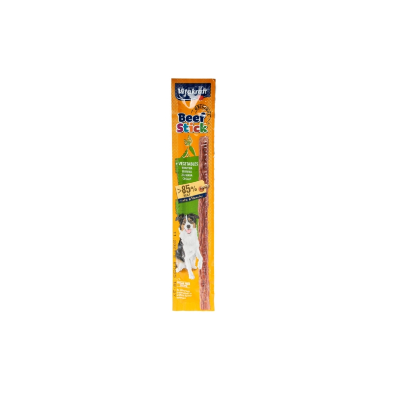 Vitakraft Beef Stick KABANOS Warzywa 12g