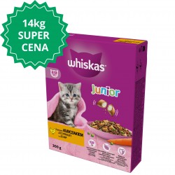 WHISKAS Junior sucha karma z Kurczakiem