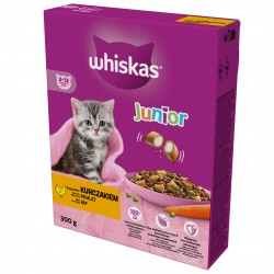 WHISKAS Junior sucha karma z Kurczakiem
