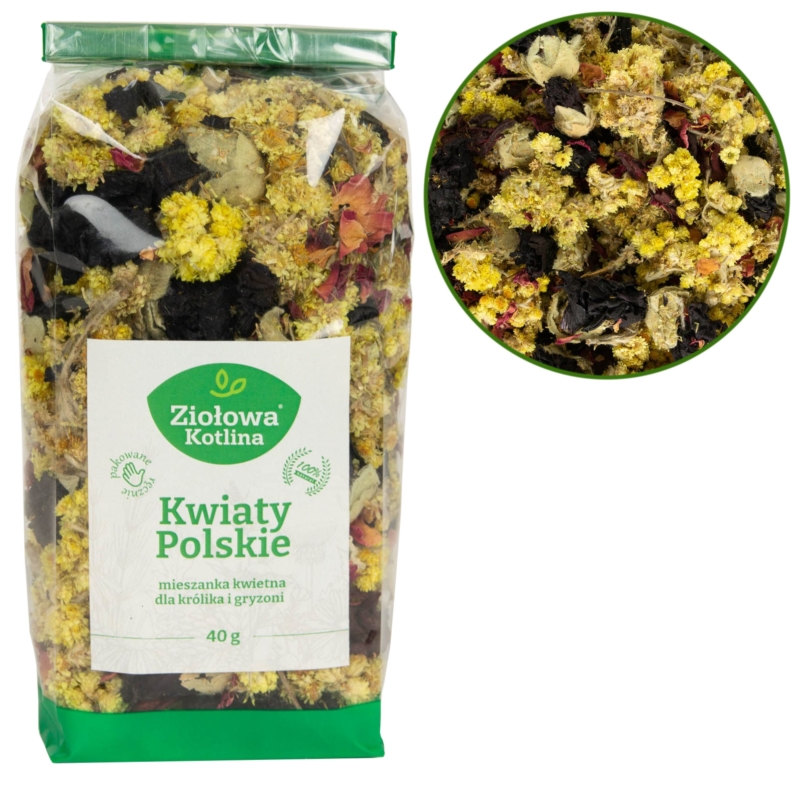 ZIOŁOWA KOTLINA Kwiaty Polskie 40g